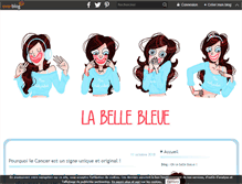 Tablet Screenshot of ohlabellebleue.fr